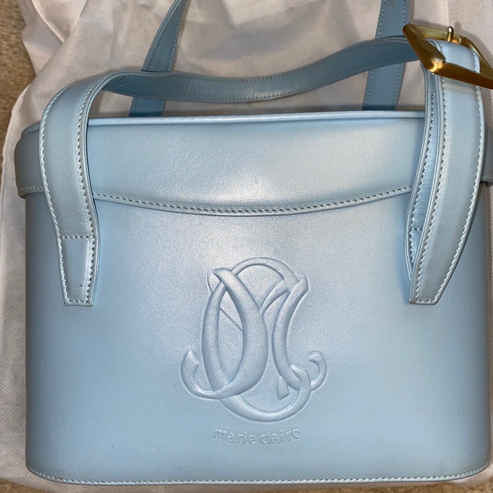 Authentic Marie Claire Leather Bucket Handbag, Please make an offer.